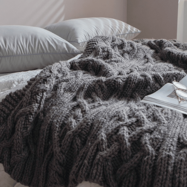Plaid Crochet Grosse Laine | Univers Plaid