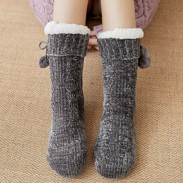 Chausson Chaussette Femme Tricot