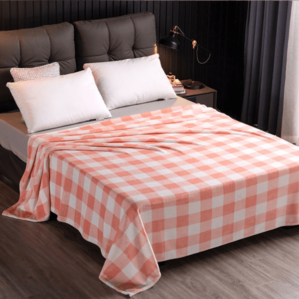 Plaid Ecossais Rose et Blanc | Univers Plaid