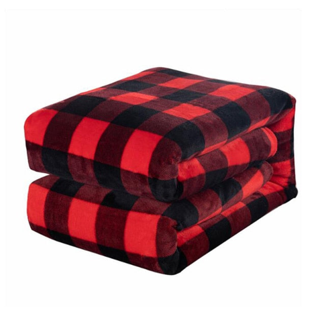 Plaid Ecossais Rouge et Noir | Univers Plaid