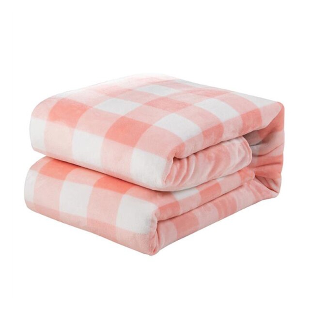 Plaid Ecossais Rose et Blanc | Univers Plaid