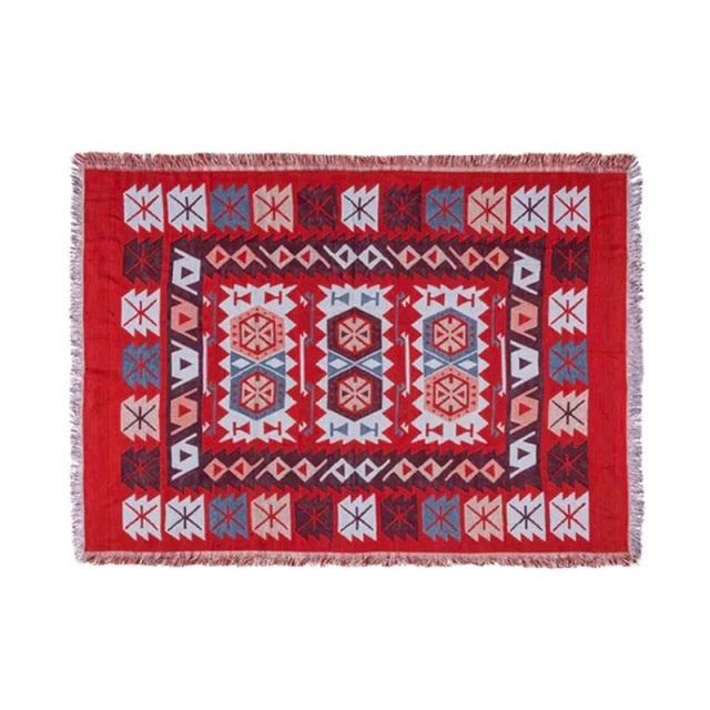 Plaid Ethnique Rouge | Univers Plaid 